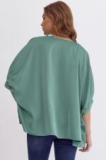 Satin Oversized Top