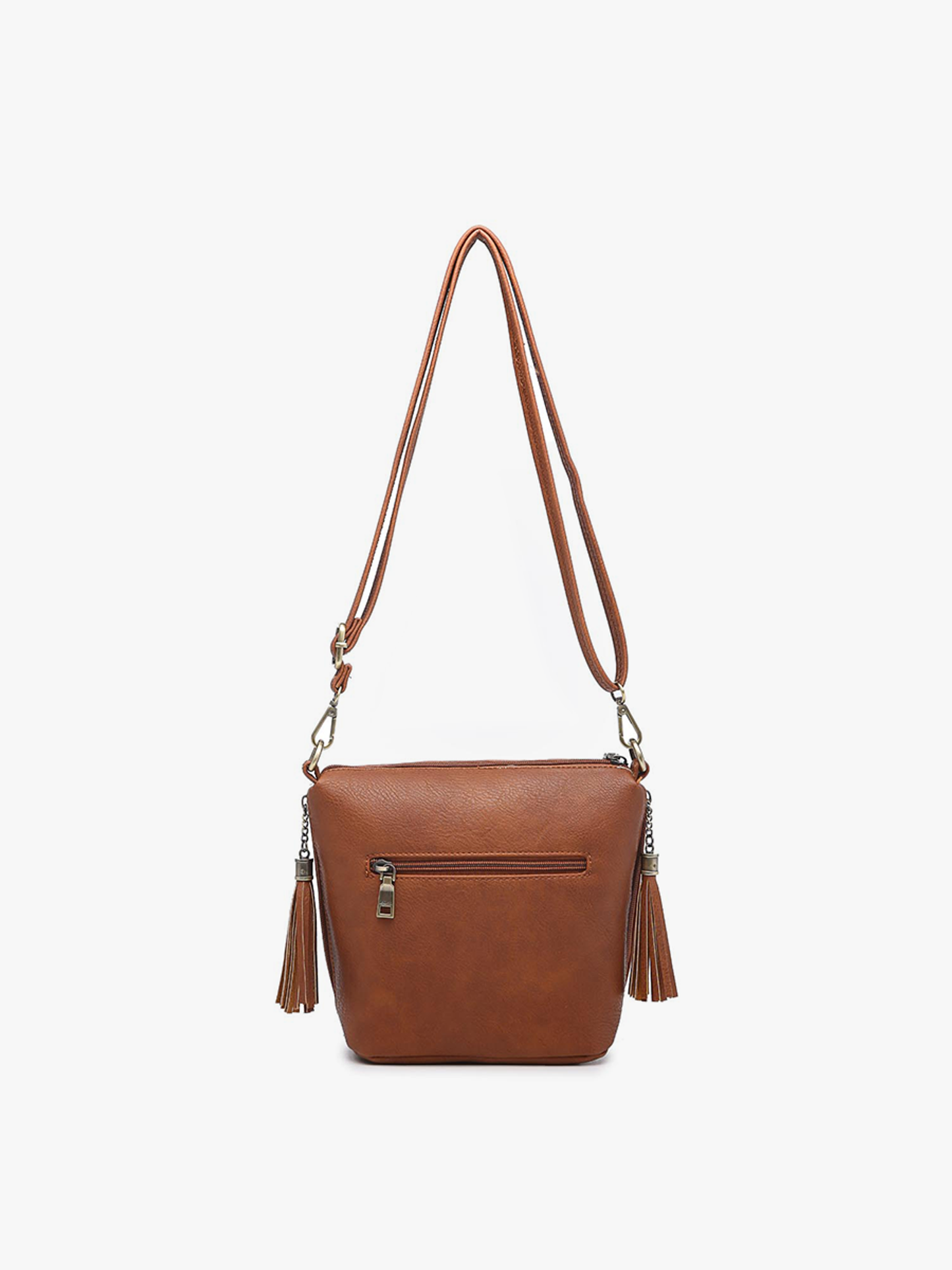 Double tassel crossbody