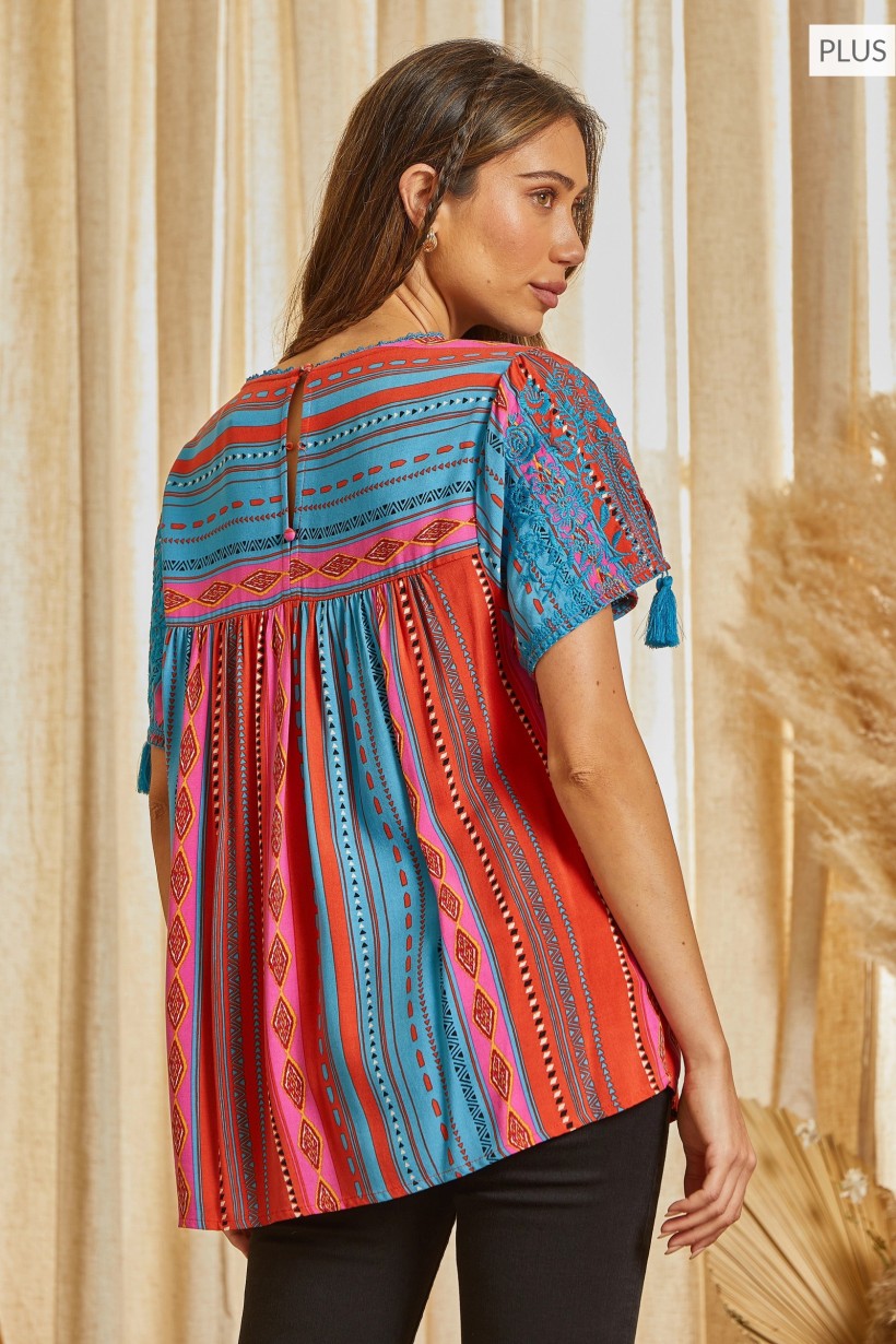 Plus -Sarape top