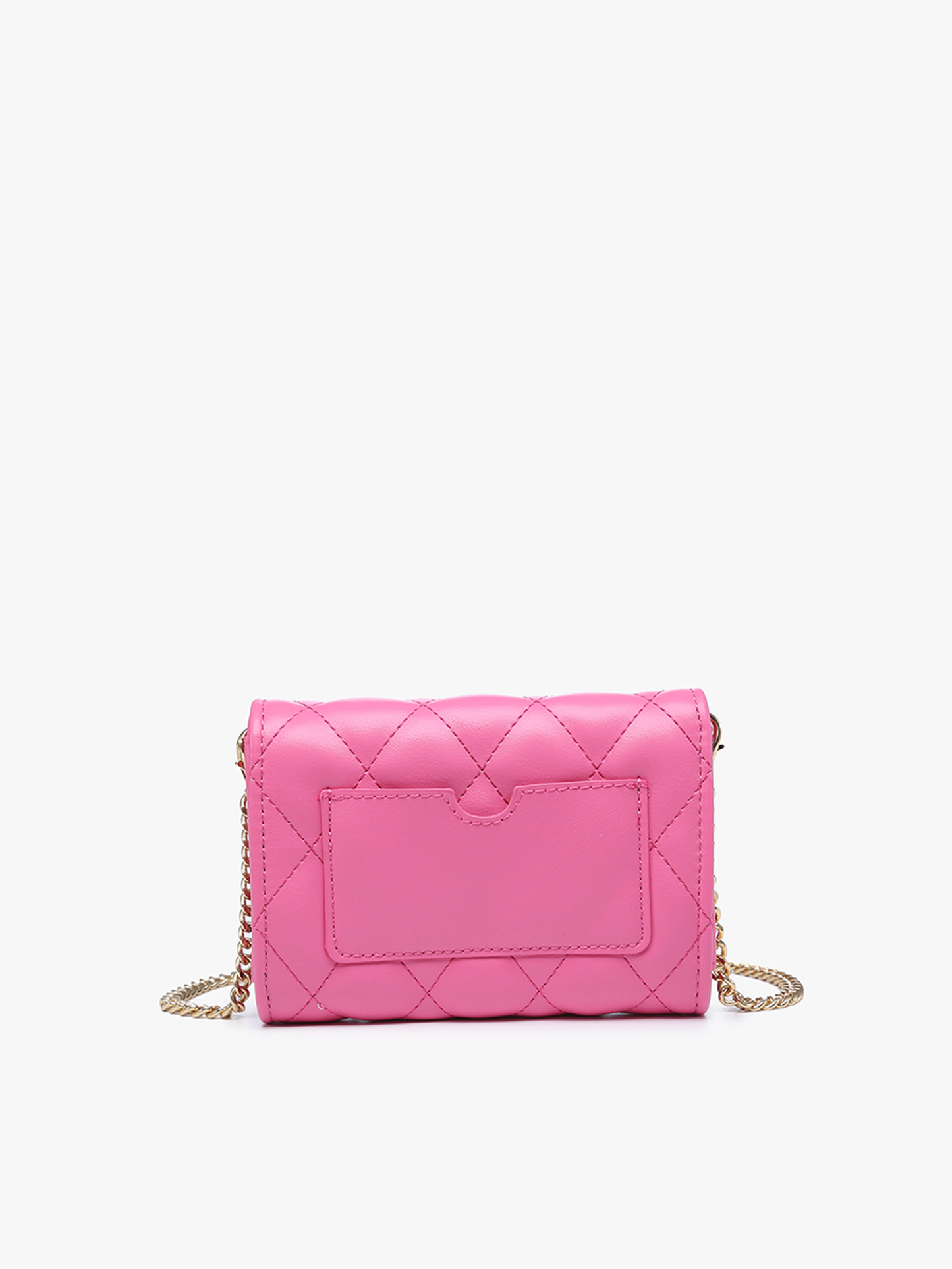 Quilted Clutch/Crossbody w/ Chain Strap
