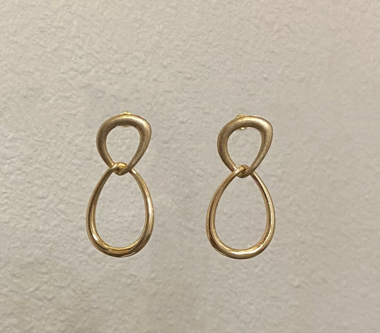 Figure eight earrings